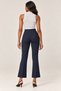 Women's High Waist Slimming Spanish Flare Pants - Flexible Cotton Fabric with Elastic Waist and Hidden Zipper Fabric Pants - 5