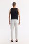 Men's Black U-Neck Basic Cotton Ribbed Regular Fit Undershirt A51Y1127 - 5