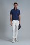 Laon Smart Men's Polo T-Shirt Slim Fit Light Navy Blue - 2