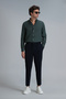 Pitaya Men's Linen Shirt Comfort Fit Green - 4