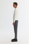 Men's Petrol Blue Classic Waist Thick Corduroy Chino Relaxed Fit Trousers A42Y3017 - 3