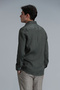 Pitaya Men's Linen Shirt Comfort Fit Khaki - 6