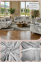 Velvet Sofa Bed Cover Set (3+3+1+1)