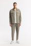Men's Oil Green Classic Collar Cotton Jersey Comfort Fit Shirt Jacket A51Y2048 - 6