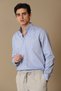 Danıel Men's Smart Casual Shirt Comfort Slim Fit Blue - 2
