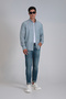 Louis Smart Jean Men's Slim Fit Blue Trousers - 4