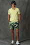 Laon Sports Polo Neck Men's T-Shirt Yellow - 2