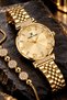 Women Wrist Watch, Waterproof Gold Color Steel Cord - Bracelet Gift Dkby2046C1 - 2