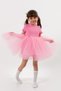 Girl Child Short Sleeve Birthday Princess Party Dress with Extra Fluffy Tutu Skirt