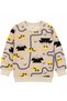 Brushed Inside Milk Coffee Road Car Patterned Long Sleeve Pajama Set for Boys - 5