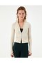 Krema Ecovero ™ Viscose Finger Hole Double Way Zipper Women's Tight Fit Sports Top - 7