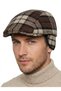 Men's Woolen Earflap Duck Hat - Winter Hat with Ear Protection British Hat - 3