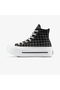 Chuck Taylor All Star Lift Double Stack Platform Women's Black Sneaker - 4