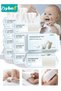10 Bags Baby Cotton Tissue, Soft Baby Dry Wipe, Wet And Dry Use, Made Of Pure Cotton, 360 Count Unscented Disposable Facial Cotton Tissues