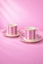 2-Person Porcelain Gilded Lovely Birds Special Design Coffee Cup Set with Bird Motif 90 ml - 3