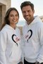 Printed Hooded Hooded Sweatshirt for Lovers (Size S-M-L Available.)