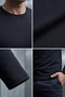 Men's Crew Neck Basic Sweatshirt - 2
