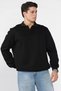 Men's Shirt Collar Sweatshirt - 4