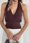 Women's Double-Breasted Collared Gathered Blouse - 3