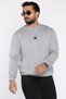Men's Crew Neck Sweatshirt with Print Detail
