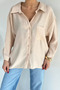Perry Women's Off-Shoulder Oversized Shirt - 8