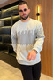 Crew neck printed men's sweatshirt - 2
