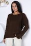 Gülseli Women's Knit Sweater with Lace Detail on the Back