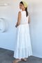 Embroidered Low-Waist Dress - 4
