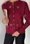 Heart Embroidered Women's Knitwear Cardigan (Available in S-M-L) - 3