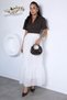Women's Elastic Waist Lined Skirt - 2