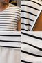 Men's Japanese Sleeve Stripe Patterned T-Shirt - 7