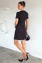 Women's Lace Dress with Chest Window - 4