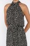 Belted Patterned Women's Jumpsuit - 4