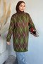 Gülseli Patterned Glittery Hijab Knitwear Tunic