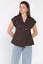 Women's Lined Single Button Vest - 2