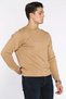 Men's Crew Neck Patterned Knitwear Sweater