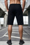 Men's Shorts with Elastic Waist and Emblem Detail - 2