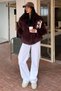 Women's Lined Fur Short Coat - 3