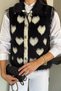 Bearded Heart Women's Knitwear Vest (Available in S-M-L) - 3