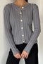 Women's Button Detailed Knitwear Cardigan (Fits M-L-Xl) - 4