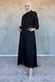 Women's Front-Tie Scalloped Blouse Skirt Hijab Double Set - 2