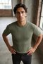 Crew Neck Patterned Men's Knitwear T-Shirt