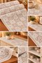 Lace Patterned Non-Slip Base Non-Perforated Pvc Oilcloth Coffee Table and Shelf Cover – Inside Cabinet, Drawer, and Kitchen Shelf Protective Cover - 2