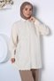 Floral Embroidered Hijab Shirt - 7