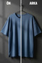 Oversize Men's Basic T-Shirt - 2