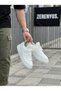 Zrc2423 Daily Comfortable Knitwear Men's Sports Shoes White - 3