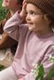 Wide Cut Seasonal Long Sleeve T-Shirt 2-8 Years Powder Pink