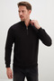 Ribbed Stand Collar Half Zipper Sweatshirt - 7