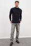 Basic High Neck Regular Fit Knit Sweater - 5