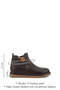 Women's Brown Zippered Genuine Leather Boots - 3